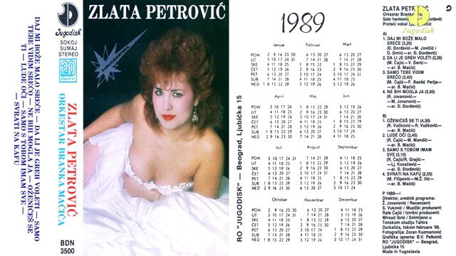 Zlata Petrovic - Daj mi boze malo srece - (Audio 1989) - CEO ALBUM