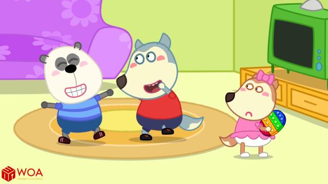 Wolfoo and Lucy Play Chocolate Pop It Challenge - Kids Stories About Wolfoo Family | Wolfoo Family