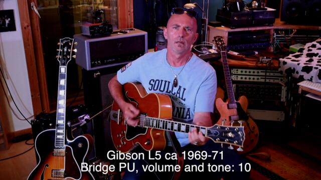 Two Gibson L5 CES Guitars - 1970 & 2010
