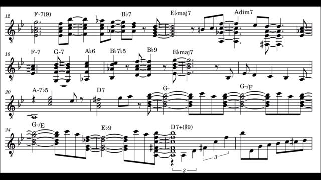 Barney Kessel - Minor Mode Transcription