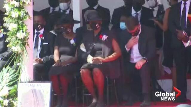“He stole my heart:” Wife of slain Haiti president Moïse pays tribute to husband at funeral