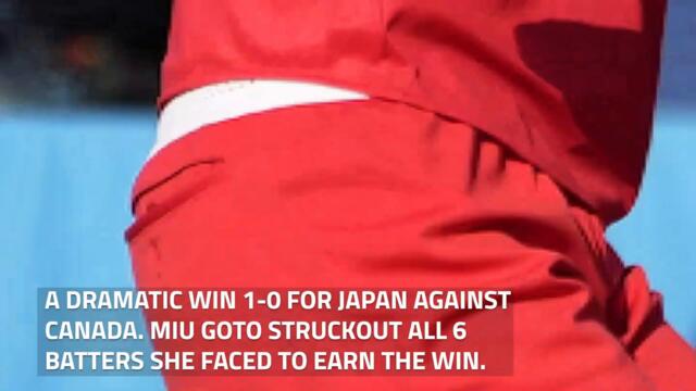 Day 4 - Tokyo 2020 Olympic Softball Tournament