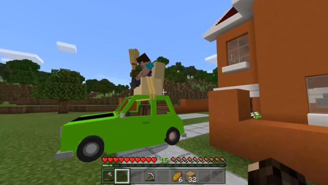 I found Real Mr. Bean Cartoon in Minecraft - Coffin Meme