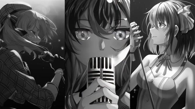 【Hoshimachi Suisei x IRyS x AZKi】- 花に亡霊 [Hana ni Bourei] 【Remix】