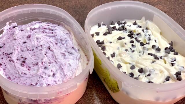 Сладолед за нула време: два вида, две съставки и кадифена наслада / Мороженое - всего 2 продукта