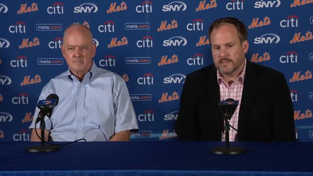 Mets President Sandy Alderson & Acting GM Zack Scott Address Media  | Mets News Conference | SNY
