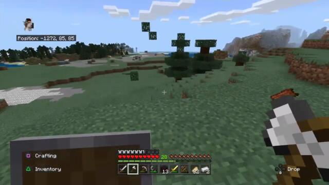 Minecraft опит за снимане.