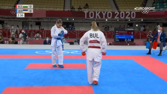 BULGARIA VS UKRAINE | KARATE | Women's kumite -55kg - Final Highlights | Olympic Games - Tokyo 2020