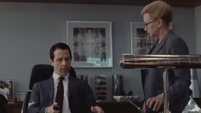 Succession: Kendall negotiates with the bank (S01xE03 Lifeboats) 720p