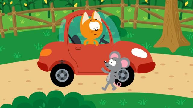 Большой маленький - Котёнок Котэ - Развивающие песенки для детей малышей