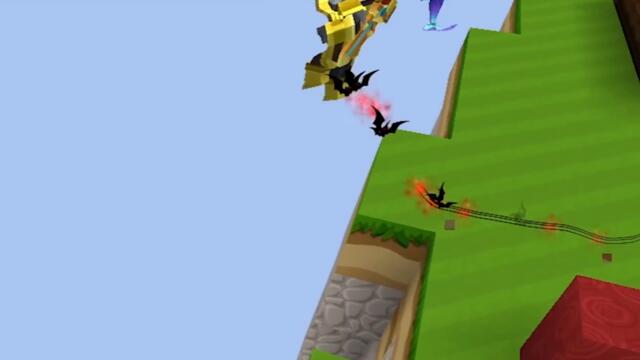 Building a HOUSE for Noob! Helping Noob Player in BedWars (Blockman Go)