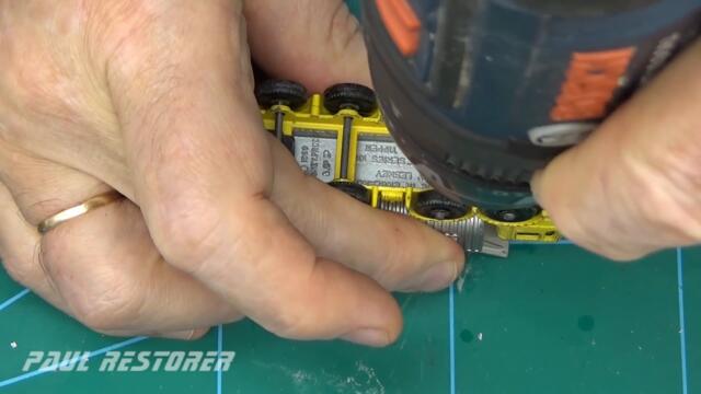 Matchbox renowacja 8 Wheel Tipper Leyland Pointer nr 51. Zabawka model odlewany.