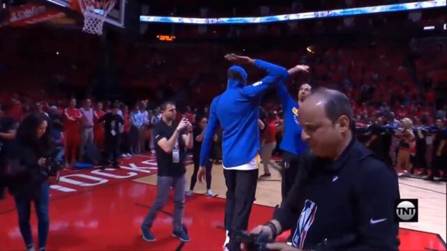 warriors player introduction for game 7 vs rockets