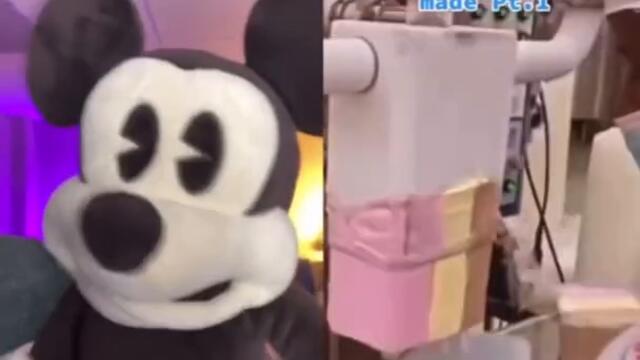 Mickey Mouse loves CREAM #shorts