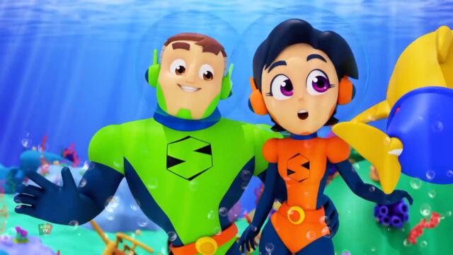 бебе акула анимирани детски песни | анимационни филми | Kids Tv Bulgaria 3d рими