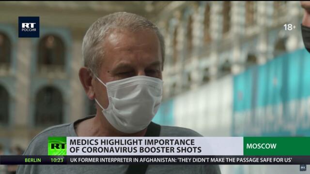 COVID Booster Jab Inoculation Program in Russia at Full Throttle