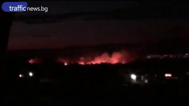 Белащица гори към Бресник