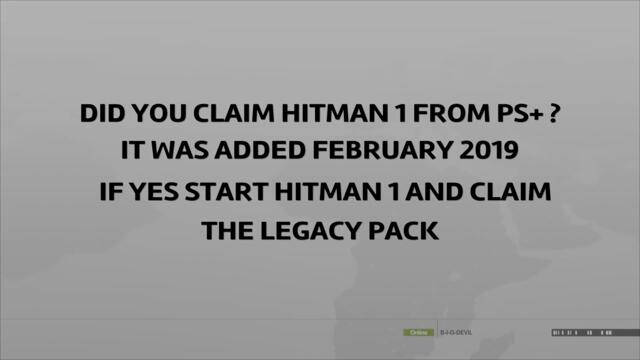 How to Upgrade Your PlayStation Plus Copy of Hitman 2 for Free !