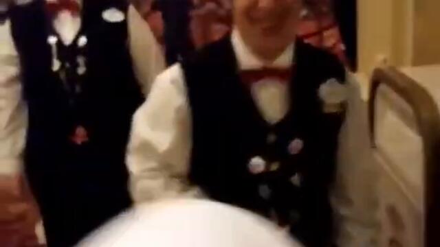 Disney cast-member REACTION to MICKEY MOUSE impression #shorts