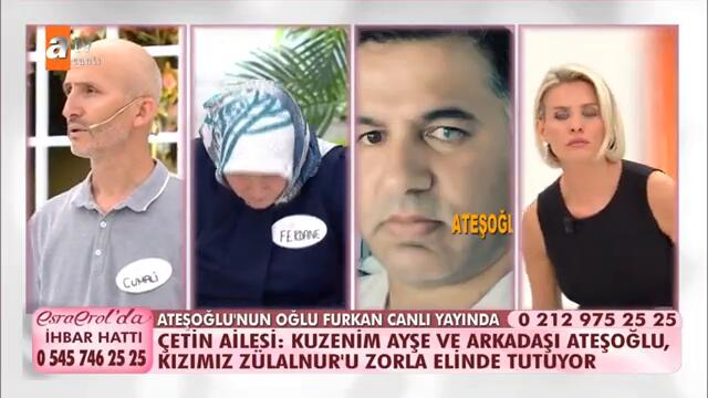 Ateşoğlu'nun akrabaları canlı yayında!  - @Esra Erol'da  8 Eylül 2021