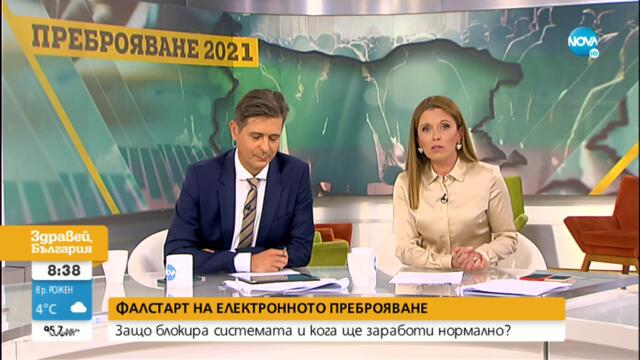 Хакери атакуваха отново системата за преброяване - Здравей, България (08.09.2021)