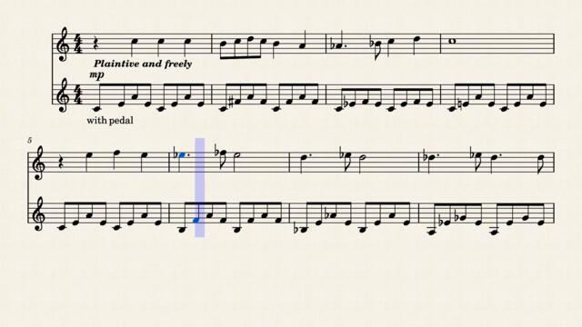 Mack the Knife - Kurt Weill (from "Three Penney Opera")as played by George Shearing with sheet music