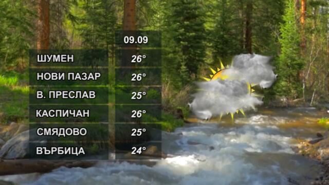 ВРЕМЕТО 09 09 2021