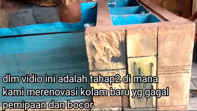RENOVASI KOLAM BARU YG GAGAL PEMIPAAN & BOCOR | Owner Bp Azis Krian Sidoarjo