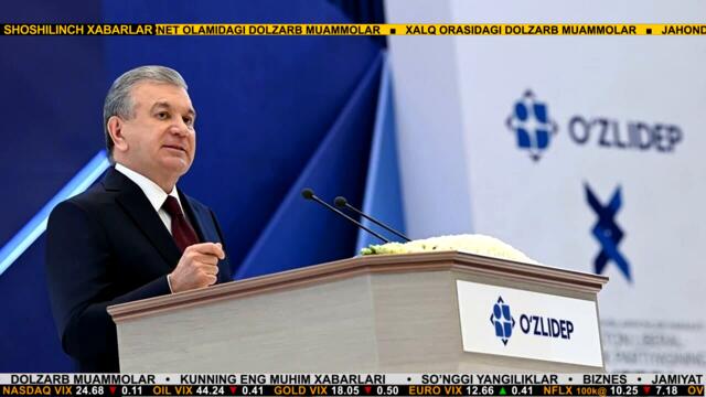 ПРЕЗИДЕНТ КАТТА ЯНГИЛИКНИ ЭЛОН КИЛДИ....