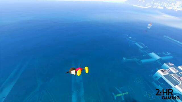GTA 5 Water Ragdolls Mickey Mouse vs Sonic Jumps/Fails (Euphoria Physics Funny Moments)