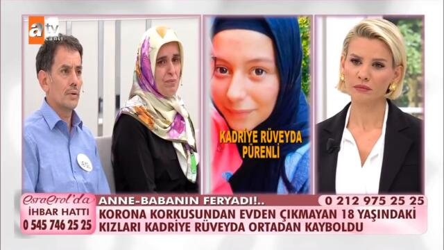 Kayıp Kadriye Rüveyda'yı Esra Erol buldu! - @Esra Erol'da 10 Eylül 2021
