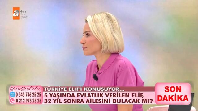 Elif'in 32 yıldır görmediği babasının vefat ettiği ortaya çıktı! - @Esra Erol'da 13 Eylül 2021