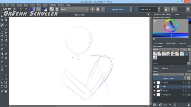 S.W.A.T. Girl (Krita Art)