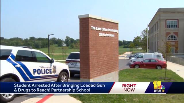 Student with loaded handgun, drugs taken into custody at school