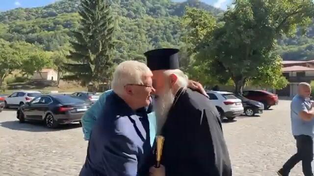 Бойко Борисов в в Бачковския манастир