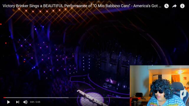 America's Got Talent 2021-Victory Brinker Sings Performance of "O Mio Babbino Caro"(REACTION)