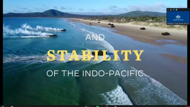 LIVE: Boris Johnson joined by Joe Biden & Aus PM Morrison virtually at national security event