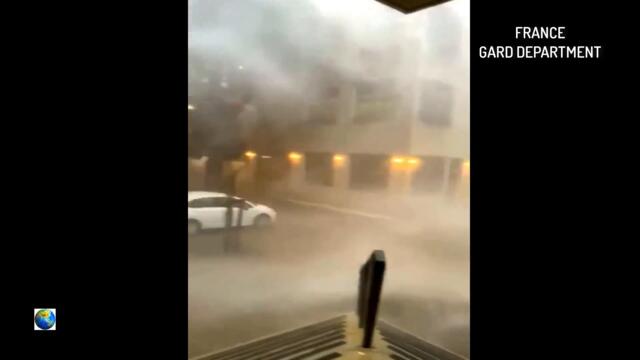 The water washed away everything in its path: Incredible downpour caused flood in France