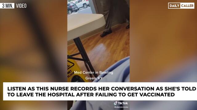 Nurse Records Conversation As She's Fired For Refusing Vaccine