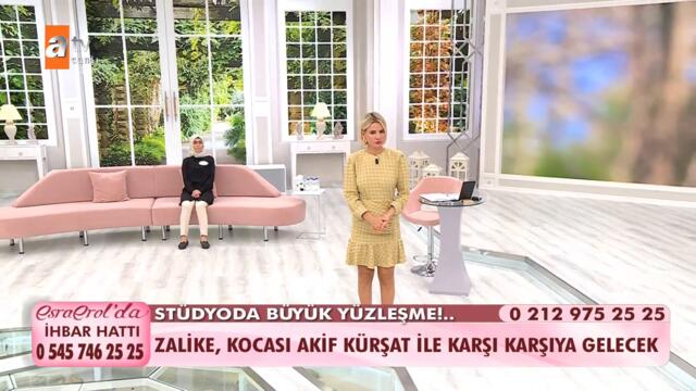 Zalike, kocası Akif ile canlı yayında yüzleşiyor! - @Esra Erol'da 21 Eylül 2021