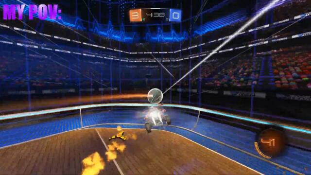 when the rocket league god hates you...