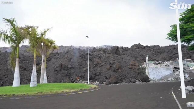 Lava spews from La Palma volcano as eruptions enter fifth day