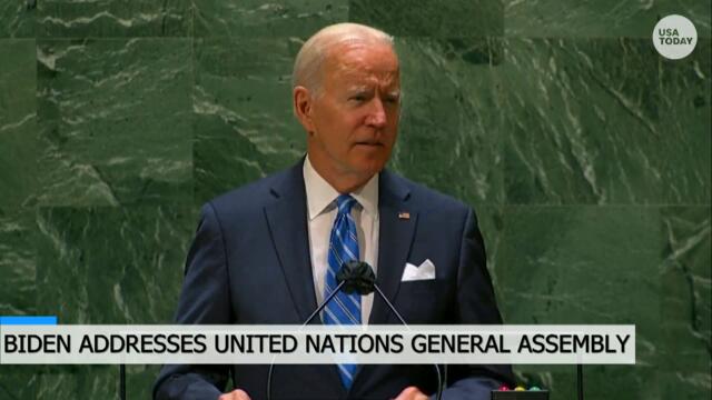 President Joe Biden delivers first speech at United Nations General Assembly | USA TODAY