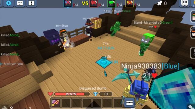 Abusing Unlimited Iron Ingot Glitch with Fake Noob *Puppet* in BedWars (Blockman Go)