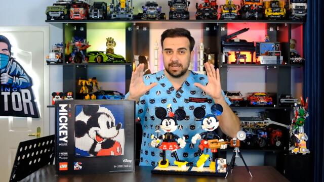 LEGO MICKEY MOUSE & MINNIE MOUSE PORTRESİ! LEGO Art 31202 Disney's Mickey Mouse