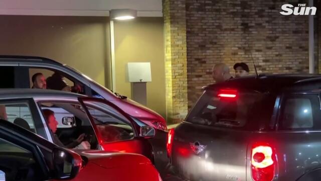 Tempers flare at resupplied London petrol station as panic-buyers storm pumps