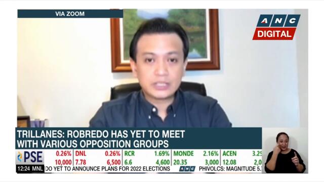 Trillanes: If Robredo runs for president, I will be running for senator | ANC