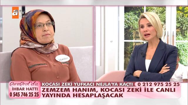 Kocası Zeki, yufkacı Necla'ya kaçtı! @Esra Erol'da 27 Eylül 2021