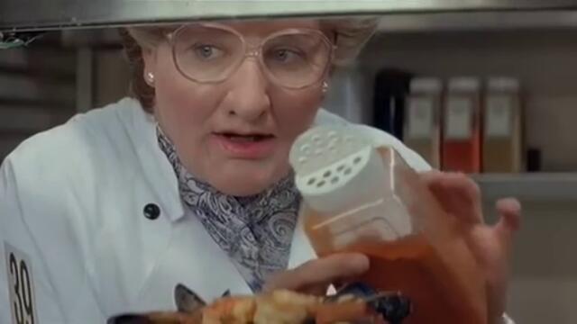 Mrs. Doubtfire Deleted Scene - Cayenne Pepper
