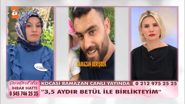 Kübra'nın kocası Ramazan canlı yayında! - @Esra Erol'da 29 Eylül 2021